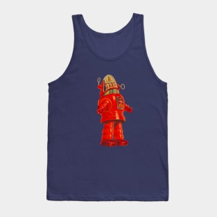 Red Robot Tank Top